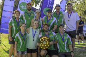 B Special Premiers, (back) Di Rudolph, Adam Gibbs, Shelly Stockdale, Lacy Fleay, Jeremy Schmidt, Harrison Combe, (front) Imogen Stockdale, Maddy Morgan, Hayden Fleay and Greg Hamilton.