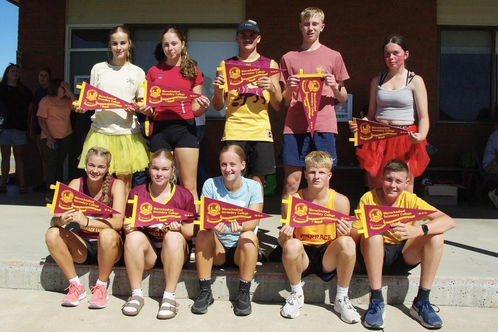 Age Champions &ndash; Back: Madison Heller, Georgia Evans, Dane George, Tyler Preston, Ruby Loats. Front: Eljah Keam, Piper Knorpp, Airlie Garlick, Evan George, Isaac Credlin