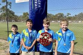 Haven’s Caleb Claassen, Liam Hobbs, Todd Clark and Hamish Mills earned the section 4 boys’ premiership.