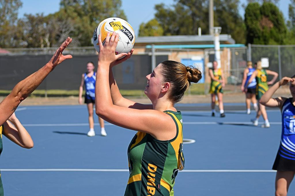 Olivia Beugelaar, together with Nicole Polycarpou, has proved a formidable force in goals this season for Dimboola.