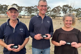 The top individual shooters were Craig Leamon (left) in the open scope division with 119.9, Paul Rudolph in the iron sights division 96.8 and Marianne Tellbach in the standard scope division 118.5.