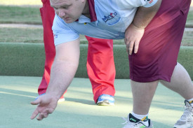 Winning skipper Calvin Pendlebury delivers a bowl.