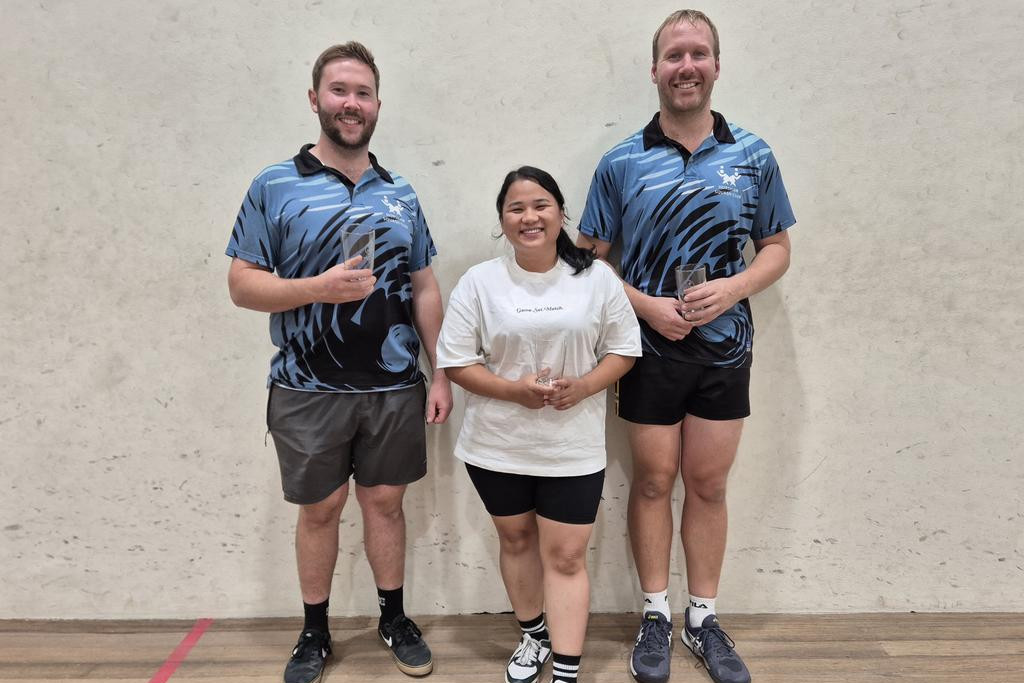 The Red group winners: Brad Hopper, Sanju Sanuwar and Tim Hopper (Mark Potter not pictured).