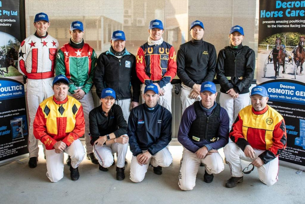 The 2024 Decron Noel Smith Memorial Invitation Drivers Championship line up including winner James Herbertson (back row centre). This year the championship is up for grabs with several familiar faces missing from the June 11 race.