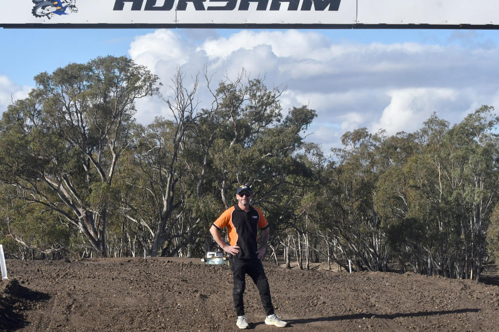 Horsham Motorcycle Club president Jason Thomas.