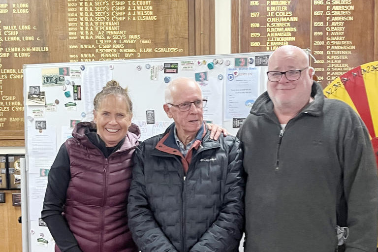 Michelle Powell, Graham Walder and Simon Cousins.
