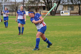 Kaniva captain Lisa Stimson in action.