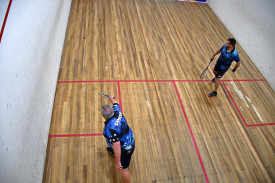 The section seven quater final was fiercely contested between Horsham’s Dale McMaster and Ballarat’s Paul Frost.