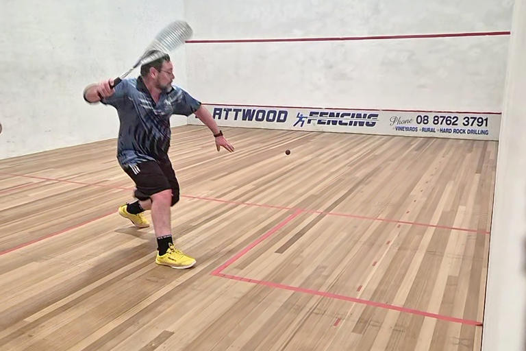 Tim Davey in action.