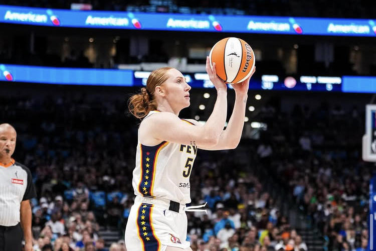 Thanks to her reliable shooting from beyond the arc, Chloe Bibby has signed a a rest-of-season contract with the Indiana Fever.