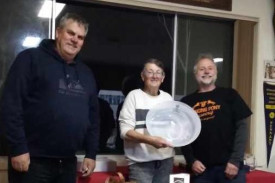 Ladies’ club champion Debbie Lowe.