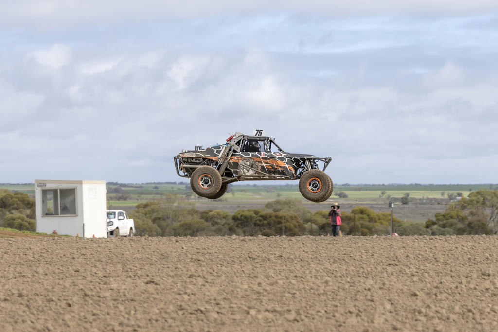 Car #75 Glenn Pike and Blake Pike were the overall winners.