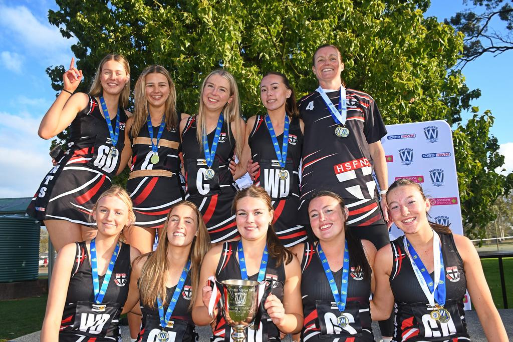 In a game of two distinct halves, the Horsham Saints broke free after half-time to defeat the Demons 48-39 in the 17 and under grand final.