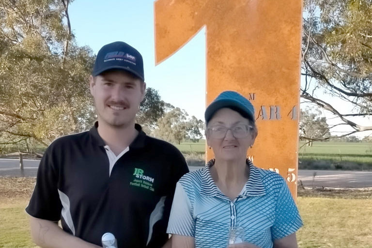 Rory O'Halloran and Deb Lowe.