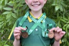 Scarlette finished in third place for the 800m and 1500m.