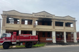 Emergency services were still on the scene on Thursday afternoon.