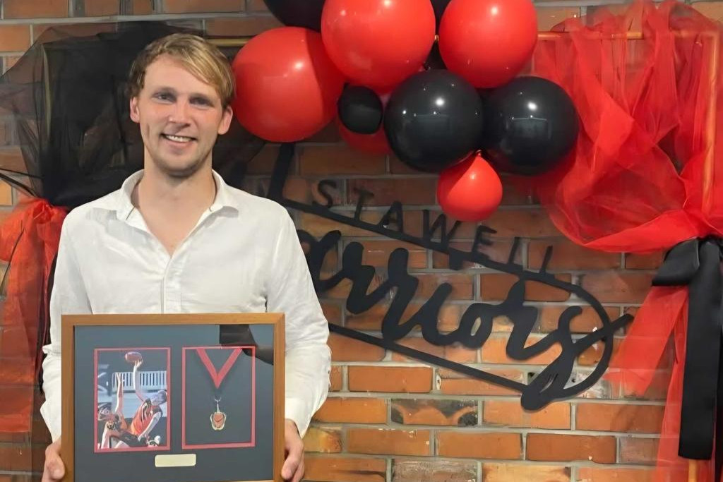 Josh Fowkes has claimed the best and fairest for the Warriors this season.