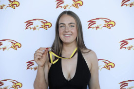 Nicola Clyne own the Warrack Eagles’ A Grade netball best and fairest.