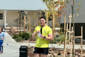 Lochlan Stenhouse thanked everyone for their support.