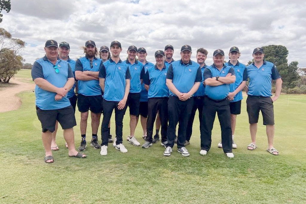 The WDGA men's Country Week team of players and caddies comprised Matthew Jakobi (Horsham), Travis Hair, Tex Hernon, Caleb Bretherton (Hall&rsquo;s Gap), Casey Schmidt (Horsham), Brett Cookson (Horsham), Jack Flavel (Hopetoun), Steven Briggs, Jimmy Philips, Trevor Polkinghorne (Nhill), Lewis Gebert (Horsham), Matthew Morrison (Nhill), Eli Friend and Jeremy Schmidt (Horsham).