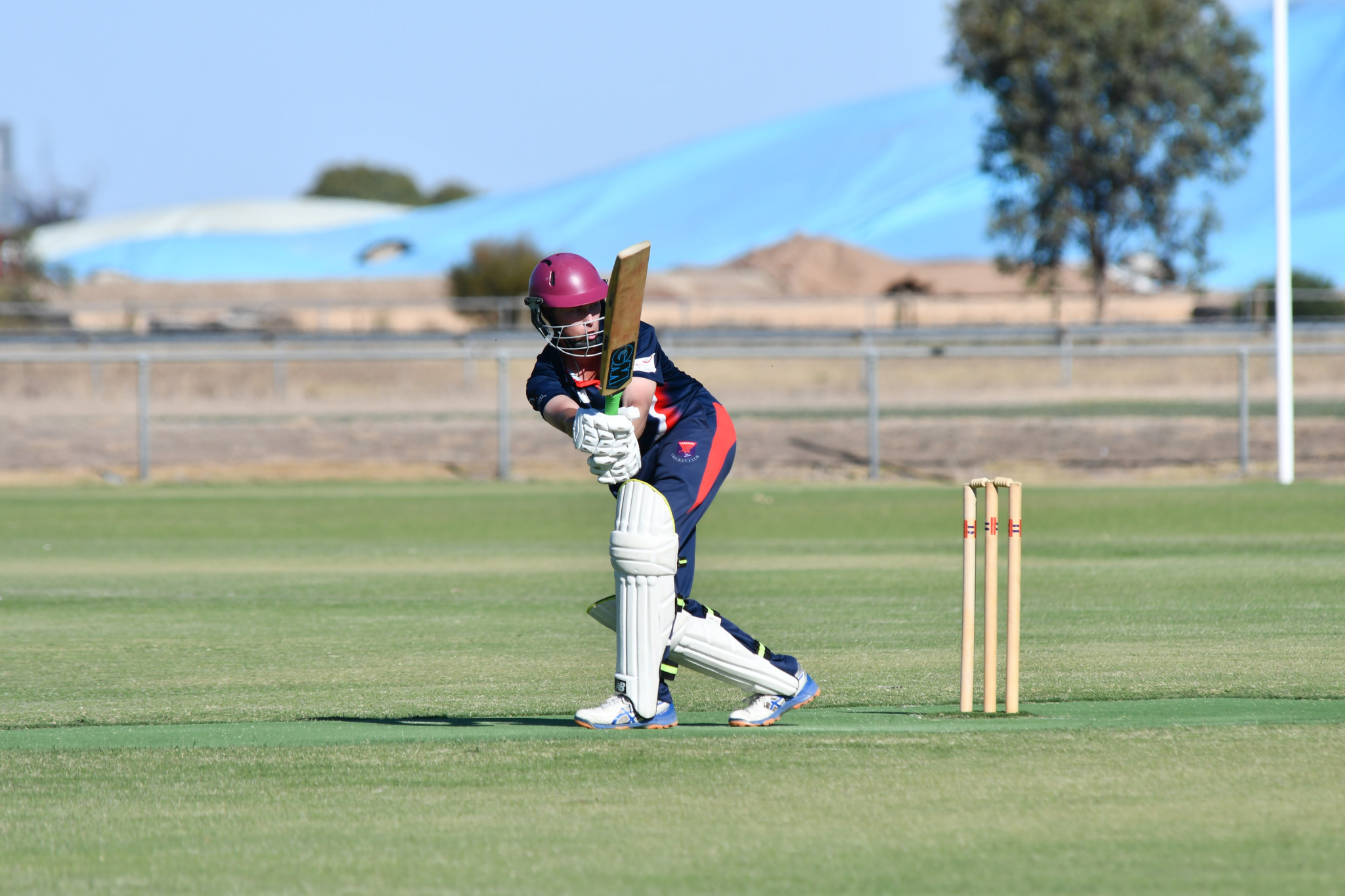 Archie Watt (Laharum) top-scored for his team with 19 (27) with four fours, and took 1/39 (7). PHOTO: CHRIS GRAETZ