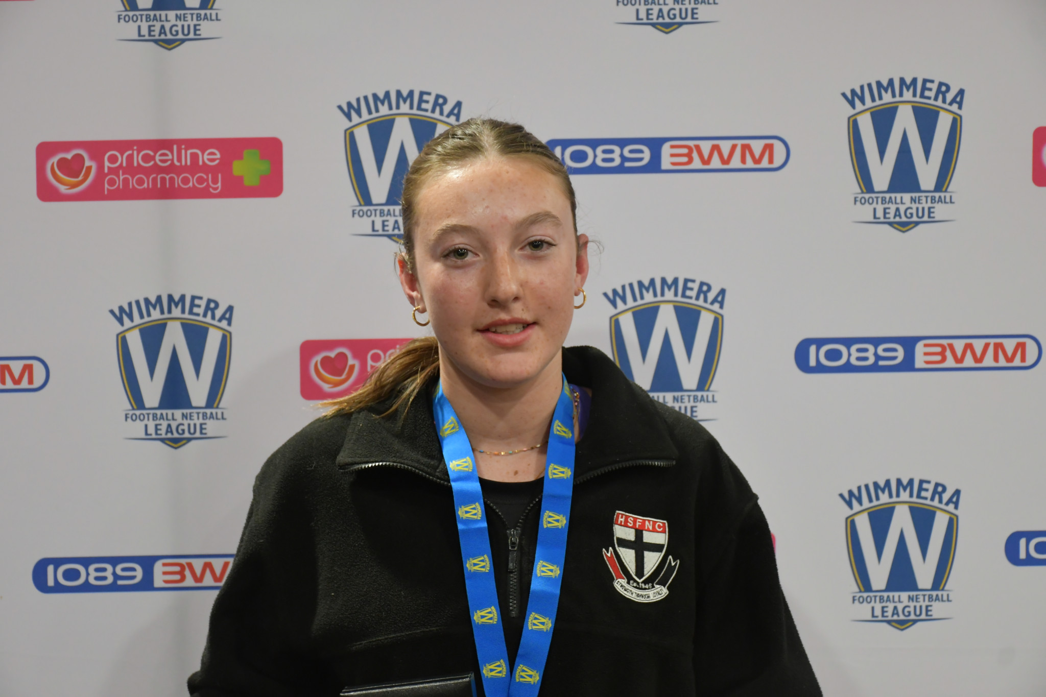 Under 17 netball Best and Fairest Lena Marshman (Horsham Saints)