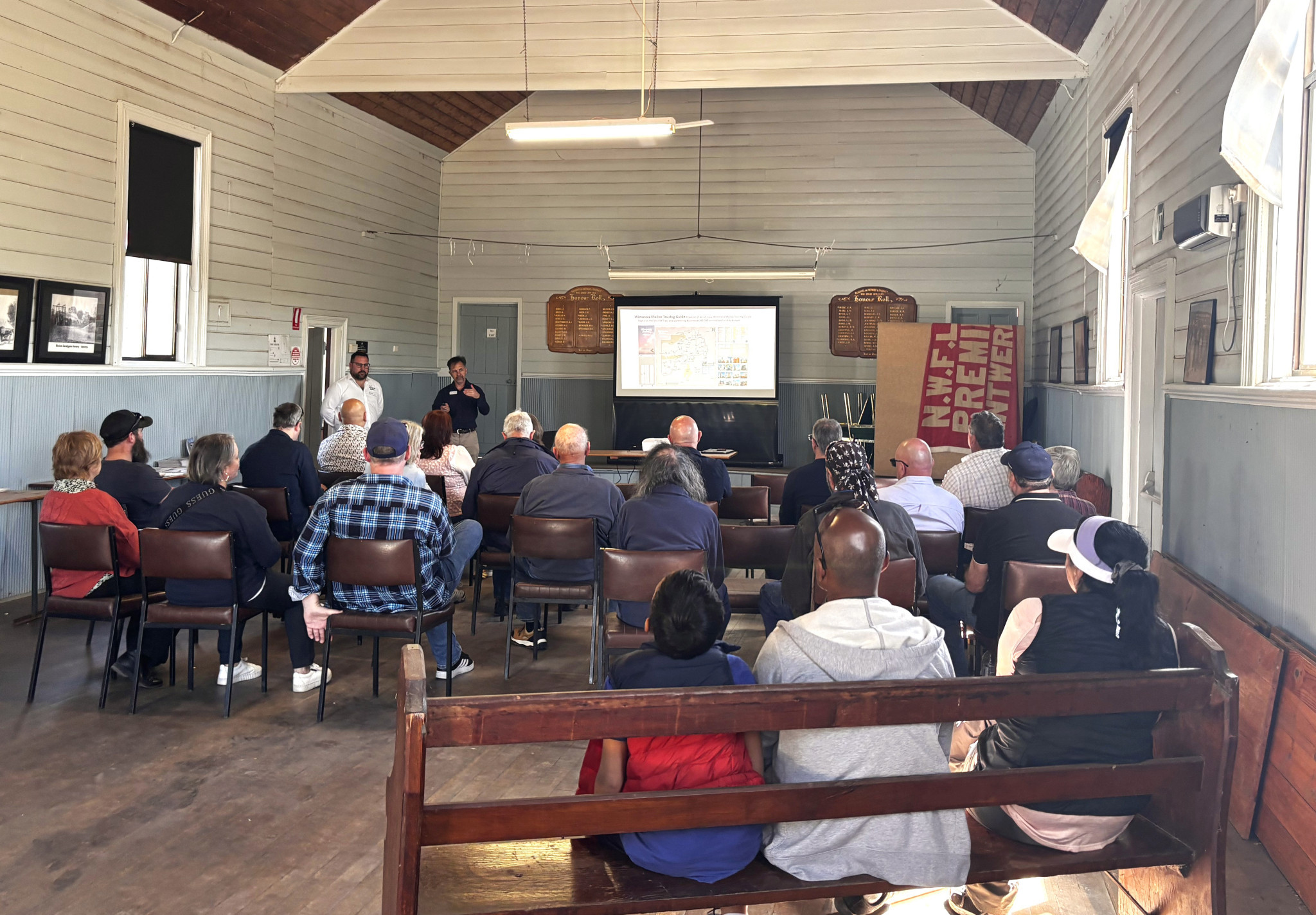 Around 30 people attended Hindmarsh Shire Council’s tourism and business forum at Antwerp Hall on September 14.