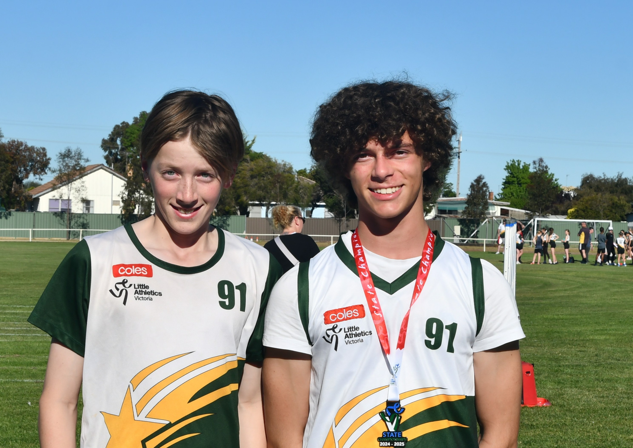Jack Sawyer and James Burton both claimed silver medals at the Victoria Little Athletics Winter Track and Field Championships.