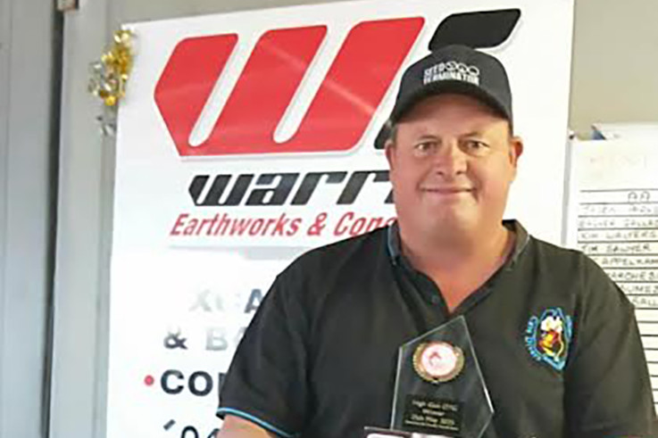 Grampians Field and Game High Gun winner Kelvyn Ball.