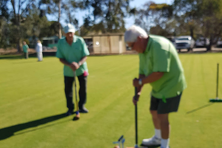 Weather no dampener at croquet - feature photo