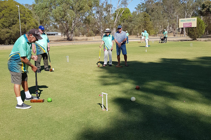 Autumn croquet comp kicks on - feature photo