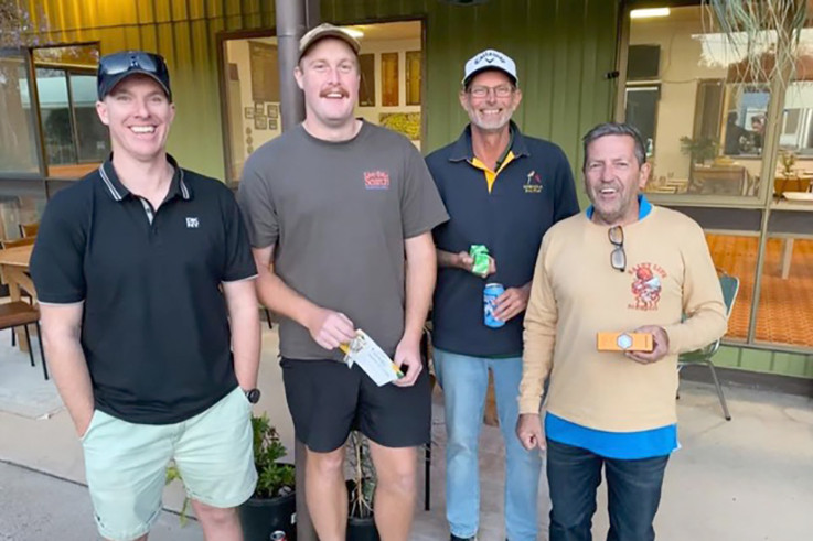 The winners on May 3 were Jesse Day, Daniel Danisch, Ross Howlett and 'Dickie' Gazelle.