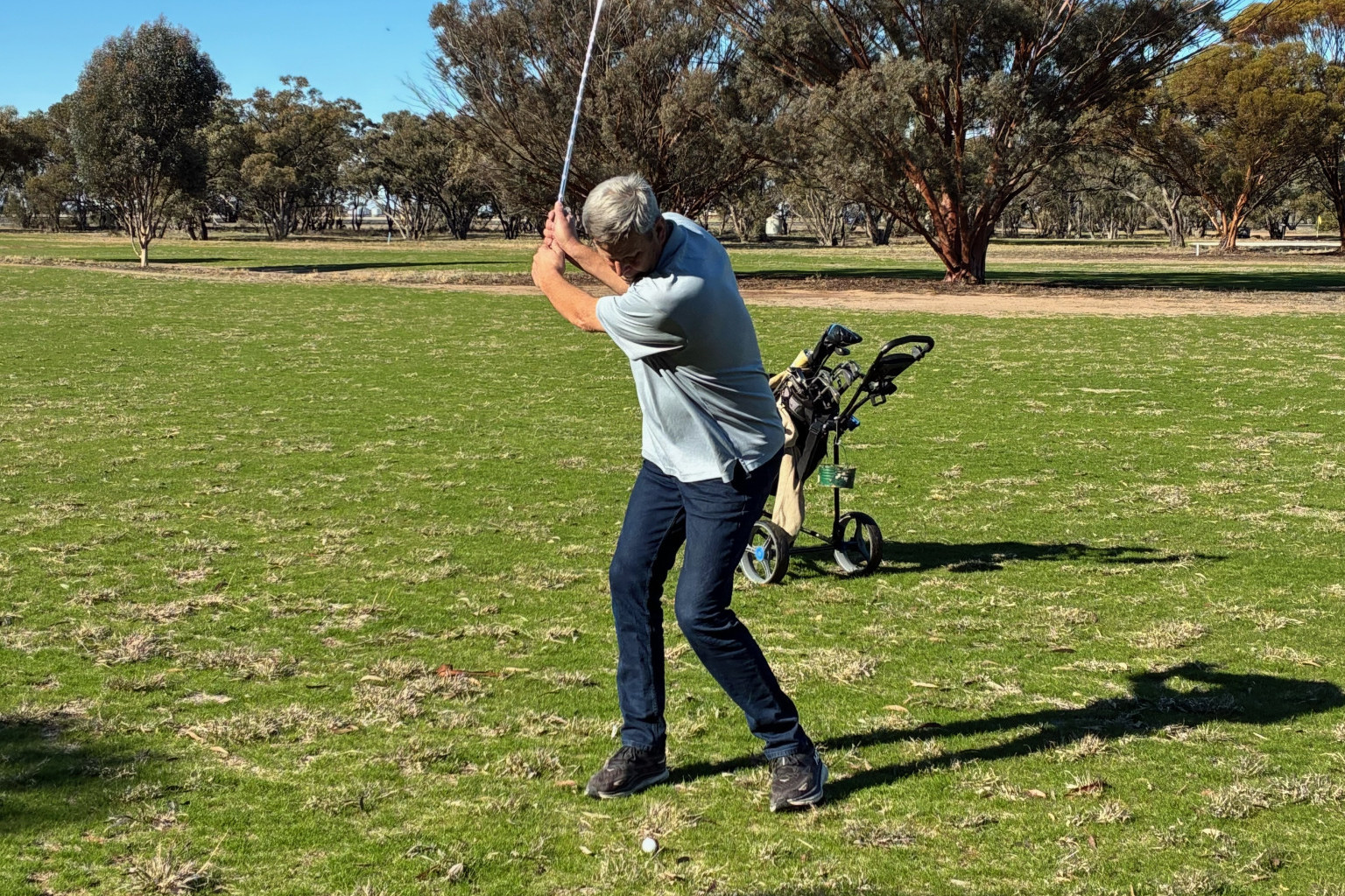 Phillip Gibson won the Brim Golf Club's stableford event.