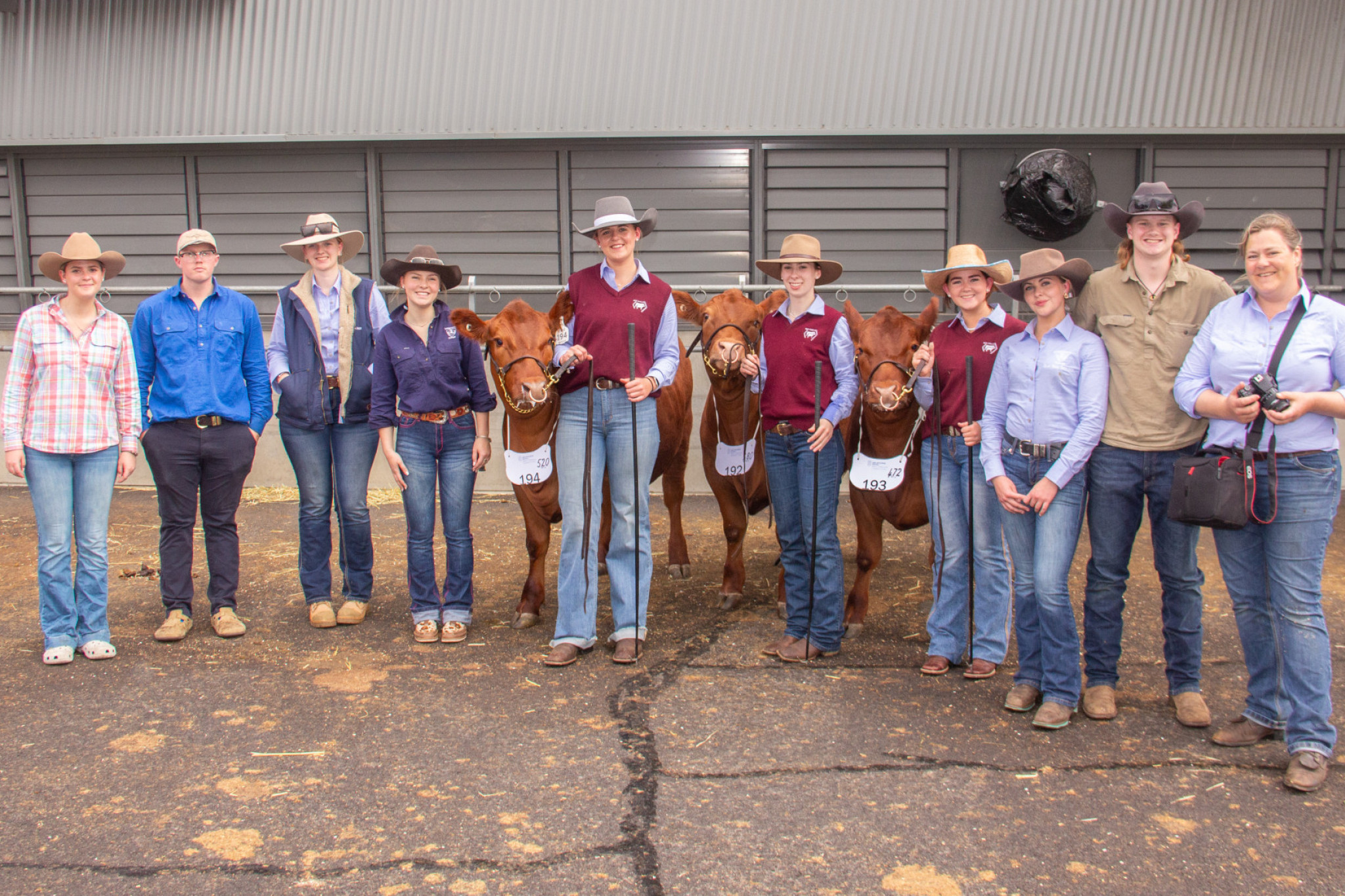 LONGERENONG students spent five days at the Melbourne Royal Show as part of their Show Steers course component.