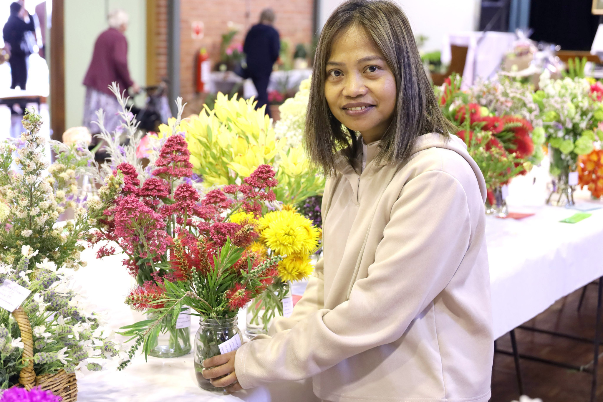 Joy Hernandez of Hopetoun at the show.