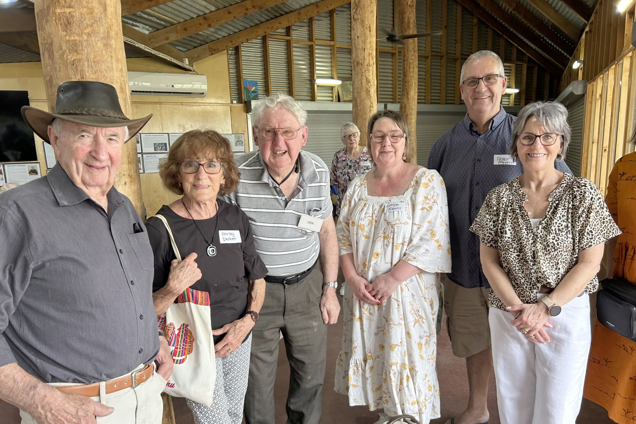 A few attendees of the event: Brian and Shirley Decker, Ken Healey, Katrina Frewin, Peter Frewin and Carmen Cooke.