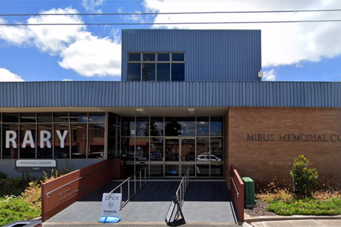 Horsham Library will soon be open until midnight, seven days a week, following the $39,333 in State Government funding. Photo: HRCC