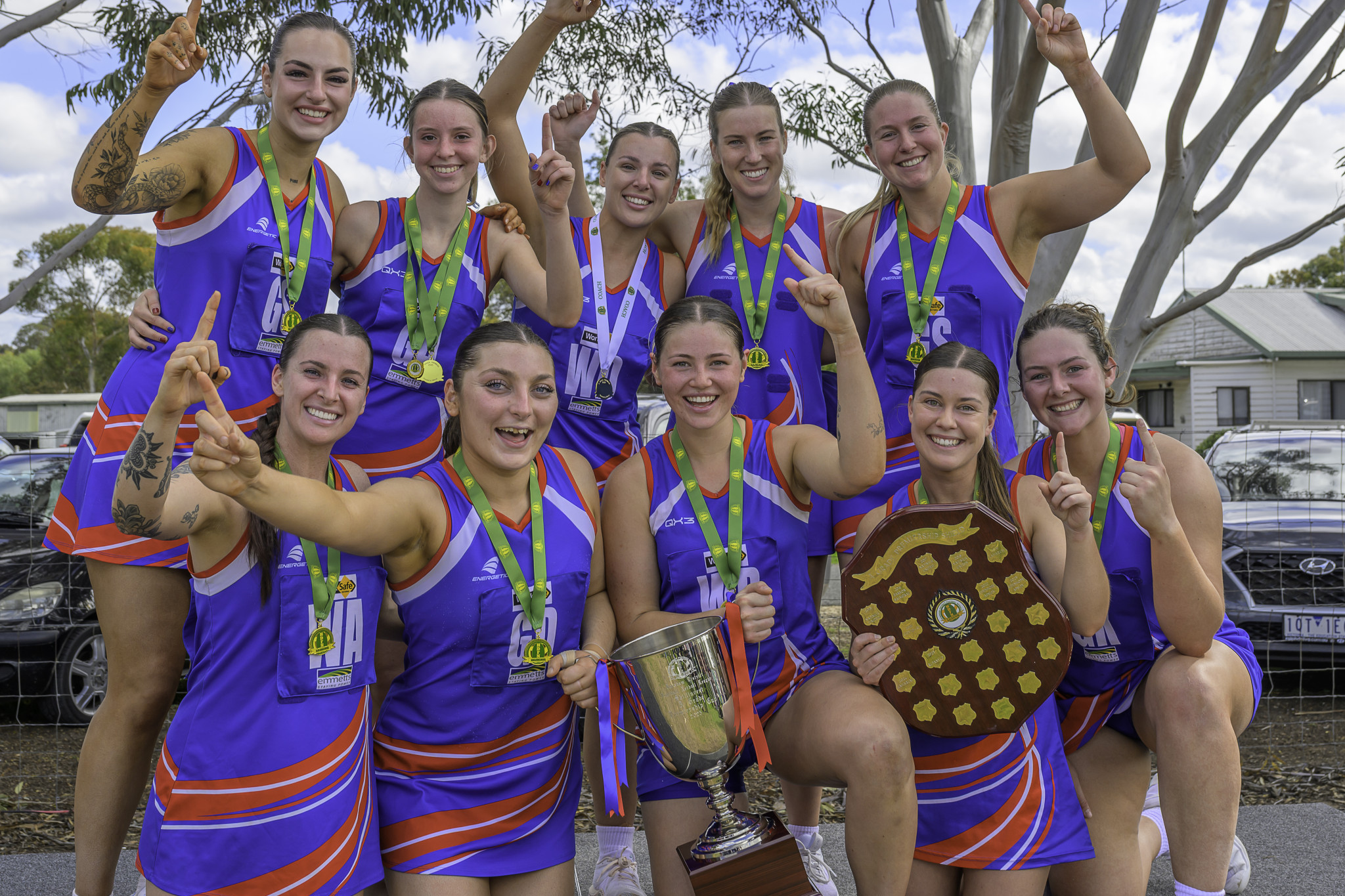 In a physical HDFNL A Grade grand final, nothing was left on the court between Rupanyup and Edenhope-Apsley.