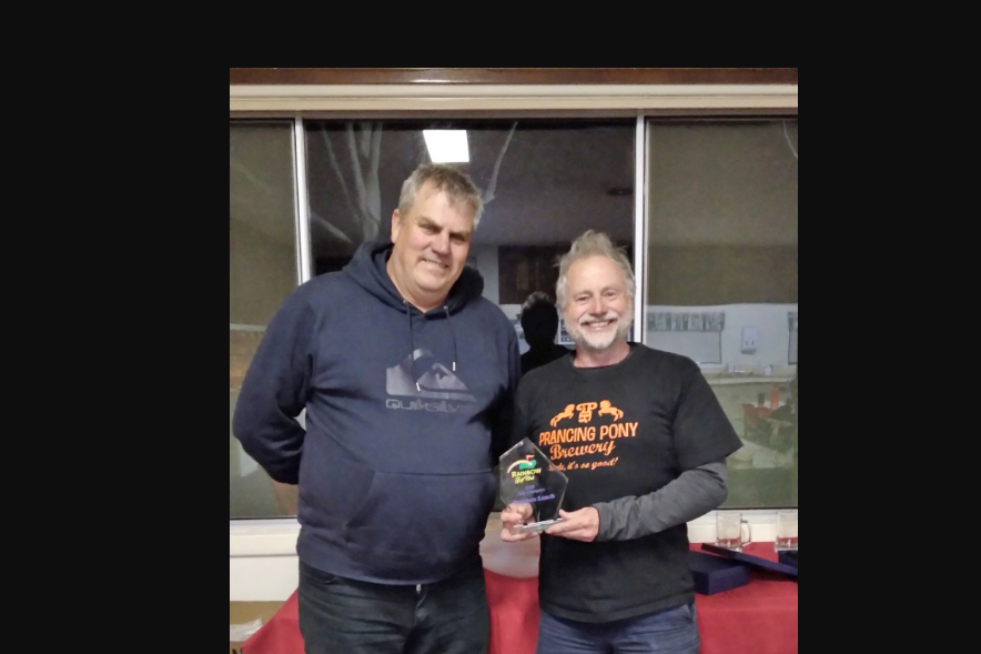 Club champion 2025 Stephen Leach.